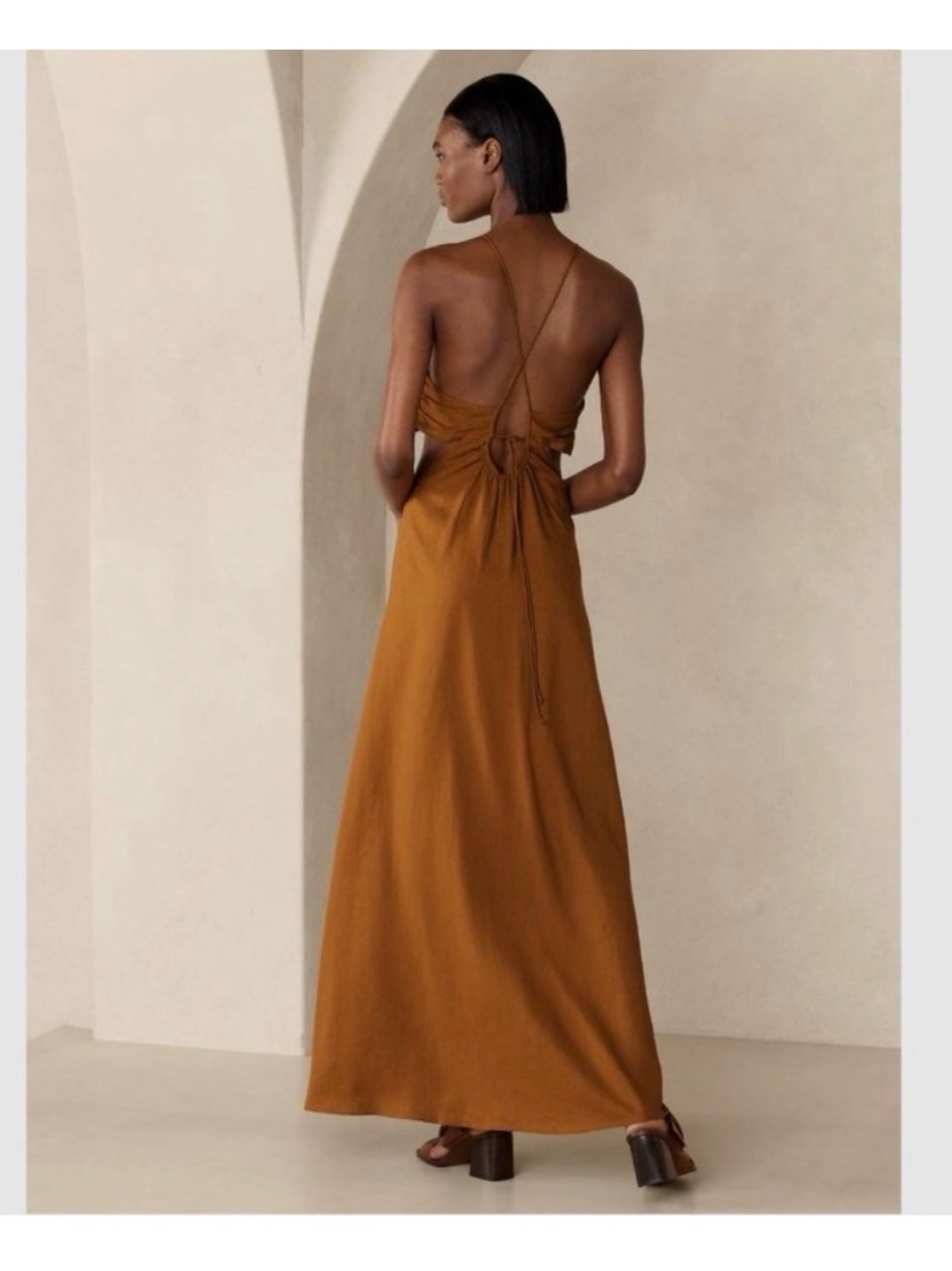 Banana Republic Linen Maxi Dress - Picture 2 of 4